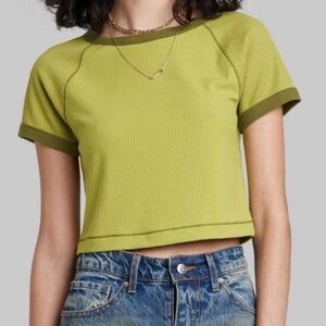 Wild fable medium Lime Green Women's Crop Top